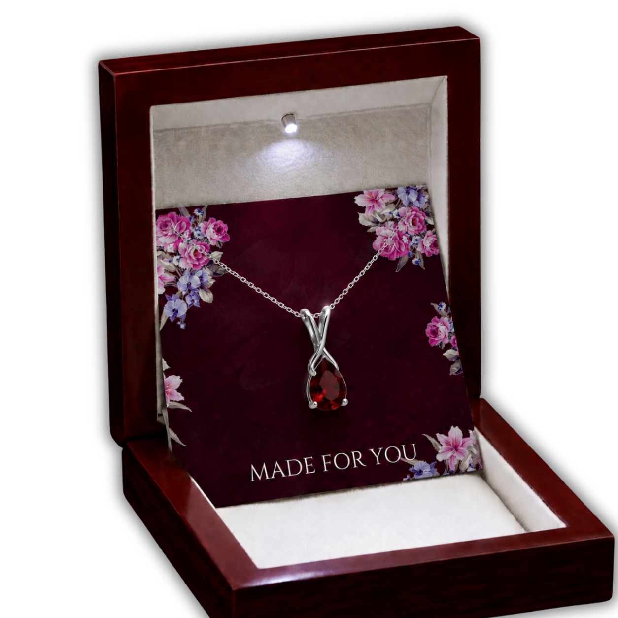 Garnet necklace