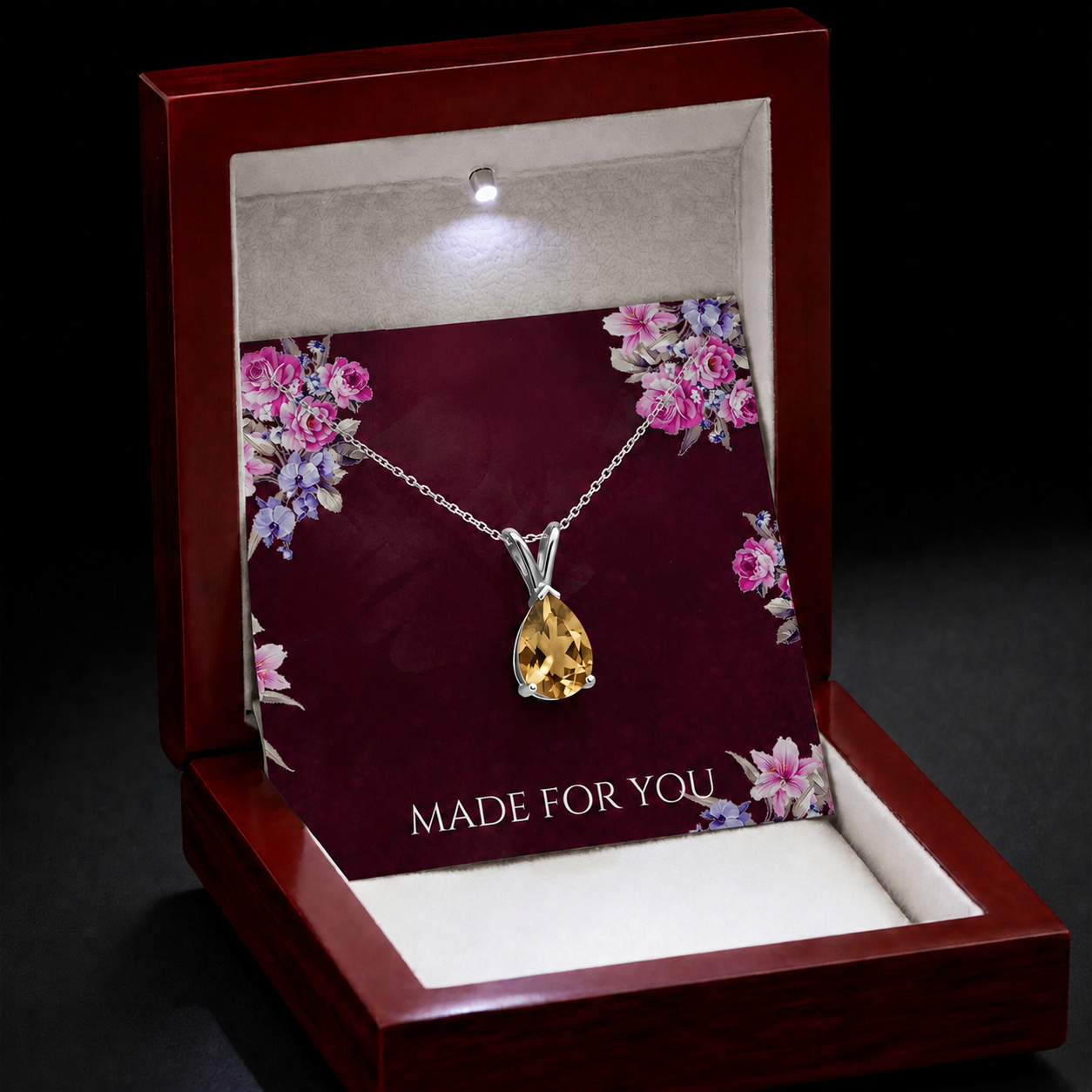 Citrine necklace